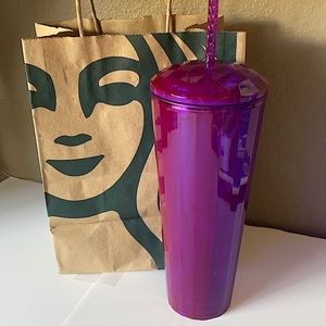 Starbucks Pink Dome cup 💘 valentine pink